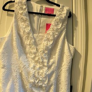 White Lilly Pulitzer Dress- never worn w/tags